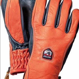 NWT Hestra Furano Leather Gloves-Alpine Pro Series